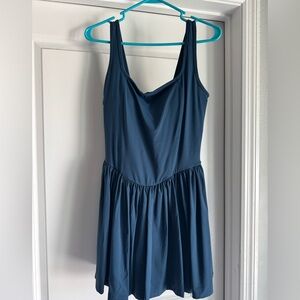 Blue activewear dress